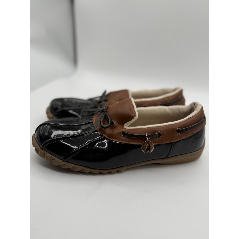 Sporto Duck Shoes Loafers Waterproof Faux Fur Lined Slip On 6.5M